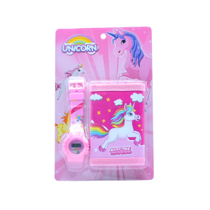 Unicorn Wallet & Watch set